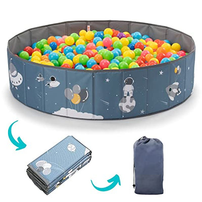 Bain de boule. Parc bébé bain de boules enfants. Bain de boule rond. Bains à balles Sans balles. Bain de boule extérieur XL-80x26 cm. Imperméable. (Balles non incluses)