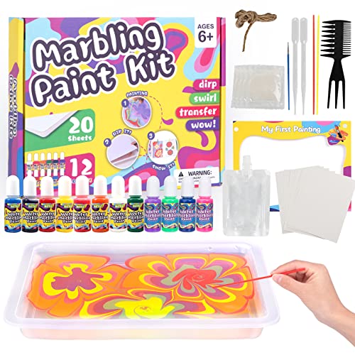 Marbling paint, craft set children's watercolor set