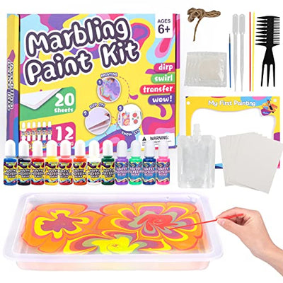 Marbling paint, craft set children's watercolor set