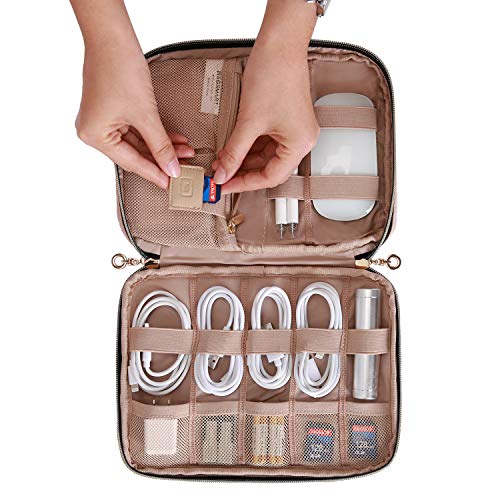 Electronic Bag, Electronic Organiser travel for Mobile Phone Charging Cable, Power Bank, USB Sticks, SD Cards