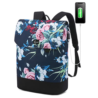 Backpack Elegant Daypack Waterproof Daypack with Laptop Compartment 15.6 Inch & Anti Theft Bag for Trips, Uni, School & Office