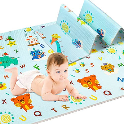 Crawling Mat Play Mat Baby Harmless, Play Mat Baby Carpet Baby Mat Foldable Play Blanket Crawling Mat Baby Floor Mat, Portable for indoor or outdoor use