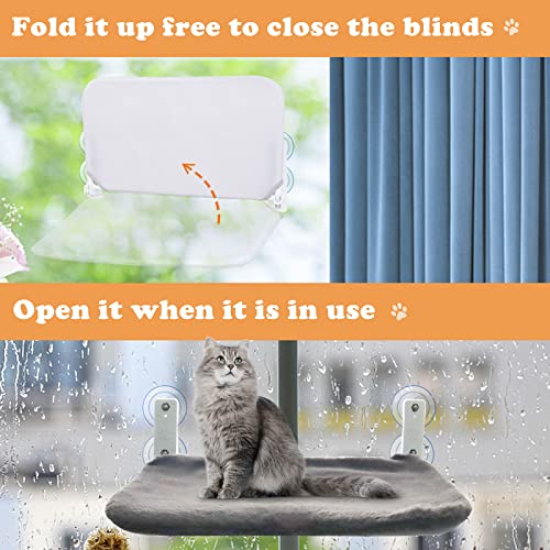 Cats hammock window with 2 interchangeable mat, cats window lounger