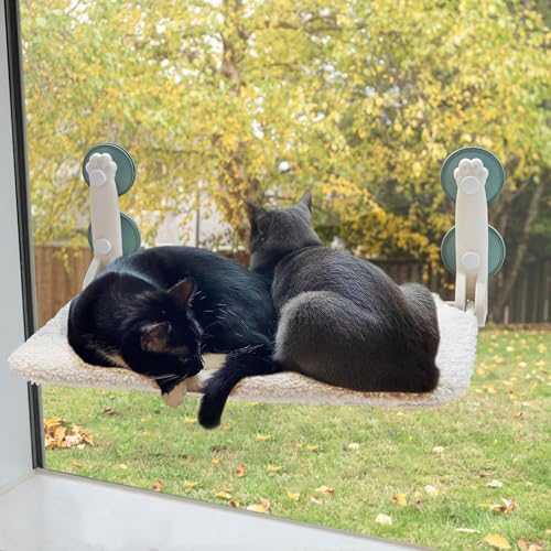 Cat hammock window seats for cats Foldable cat bed window with Stable suction cups up to 18kg