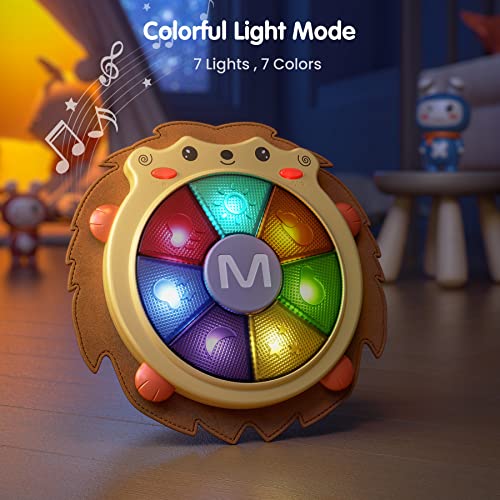 Baby Music Toy, Toy Baby Drum with Light and Sound