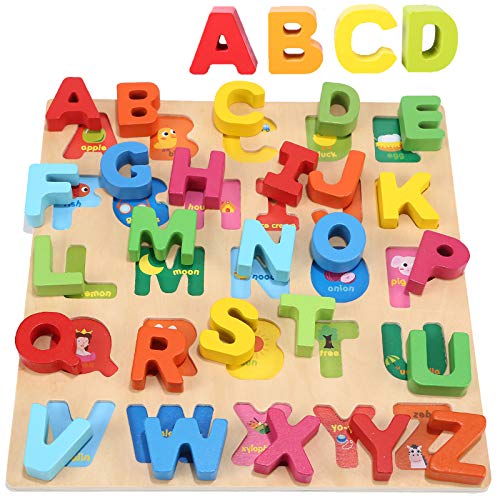 Wooden Alphabet Puzzle English ABC