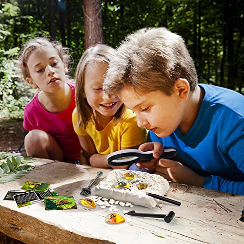 Amber excavation set for children, artificial insect fossils, excavating gemstones