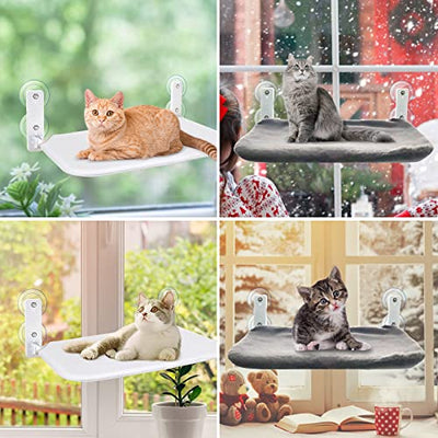 Cats hammock window with 2 interchangeable mat, cats window lounger