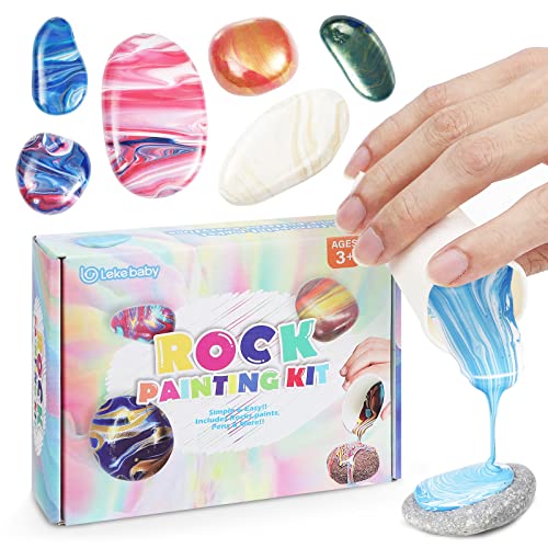 Stones painting set, creative painting set for children