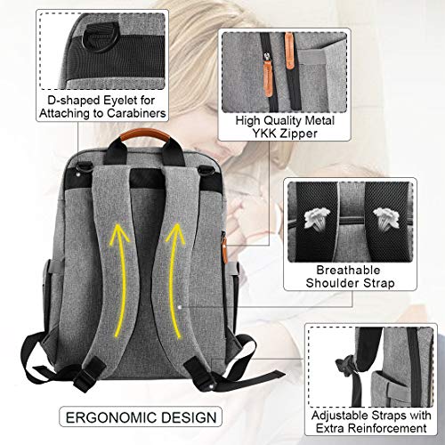 Diaper Bag Multifunctional Large Capacity Baby Bag Travel Backpack