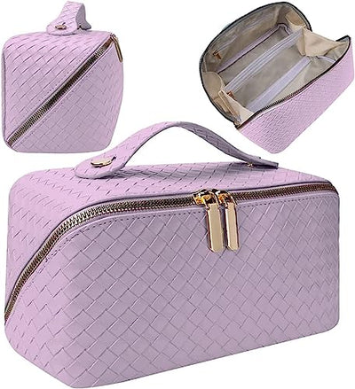 Large Capacity Travel Cosmetic Bag, Portable Make Up Bag