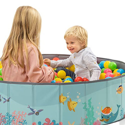 Ball bath. Playpen baby ball bath children. Ball bath round. Ball baths Without balls. Ball bath outdoor XL-120x30cm. Waterproof. (Balls Not Included)