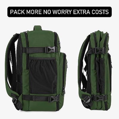 Backpack  for Ryanair Aeroplane Travel Backpack Hand Luggage Laptop Daypacks PET Recycled Environmentally Friendly Backpack Waterproof Under Seat 20 L Small