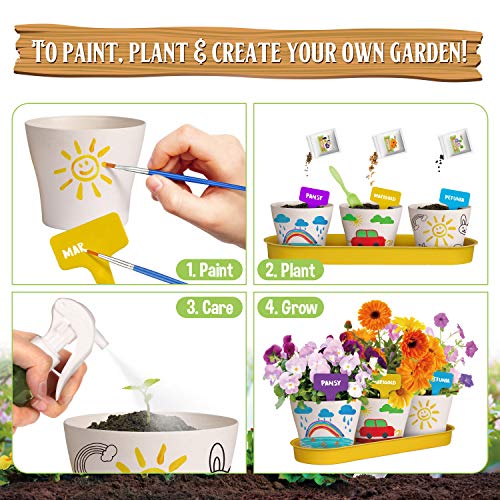 Malerei Garten Wachsende Set Pflanzen Bonsai-Pflanzen Wachsende Kinder Set Experimentierkasten