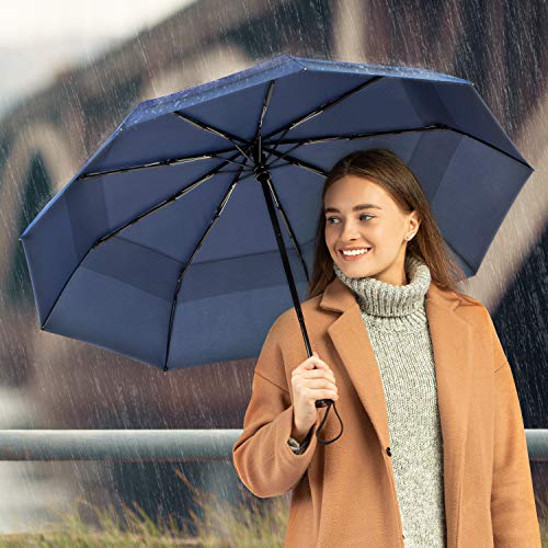 Umbrella - Pocket umbrella - Open and close automatically - Small, compact, lightweight, strong, windproof and stormproof