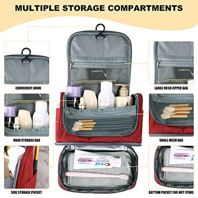 Toilet bag, toiletry bag, portable waterproof cosmetic bag, travel bag