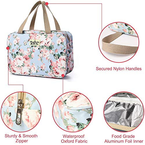 Toiletry bag for hanging, large, portable, waterproof, cosmetic bag, shaving bag, make-up organizer, toiletries, bathroom