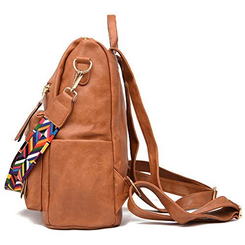 Fashion Backpack Handbag Versatile Design Convertible Shoulder Bag And Shoulder PU Leather Travel Bag