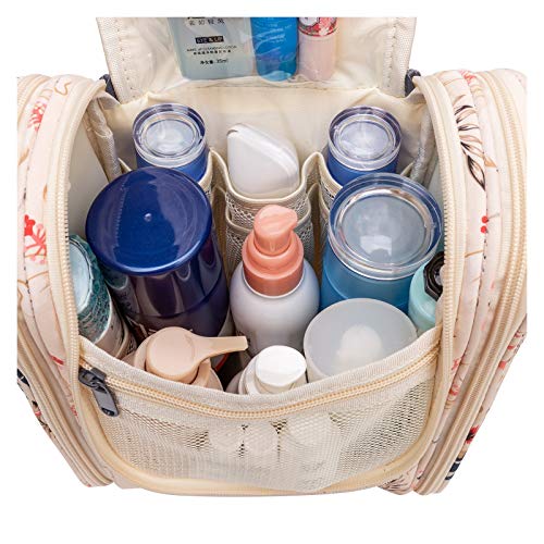 Travel toiletry bag for hanging.