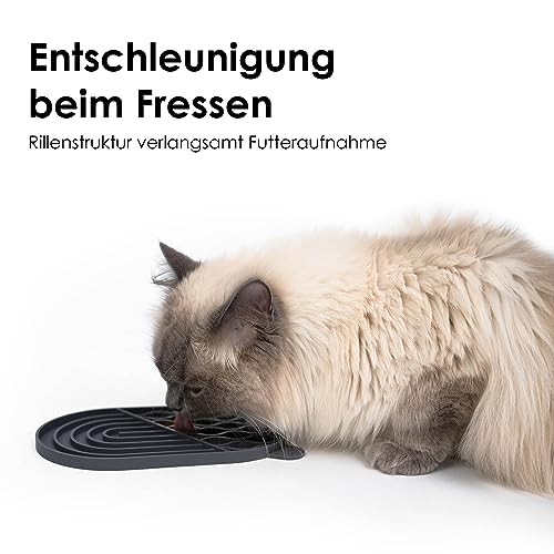 Licking Mat for Cats | Cat Licking Mat | Slow Feeder for Cats | Food Grade Silicone Licking Mat for Cats | Silicone Licking Mat for Cats