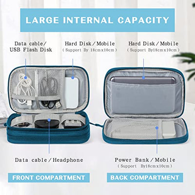 Cable bag, electronics bag organizer, cable organizer cable case electronics accessories organizer bag universal bag for accessories