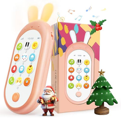 Babyphone, Smartphone Spielzeug-Handy mit Musik Lichter, Ton, lachende Lieder Dialog, verschiedene