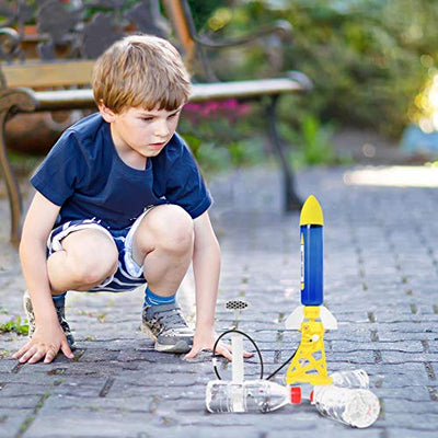 Outdoor water rocket physics learning set