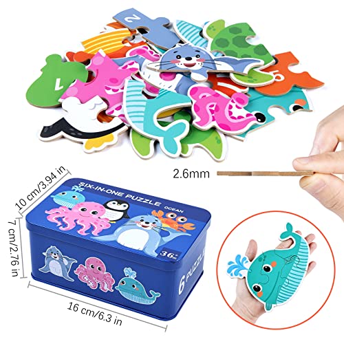 Kinderpuzzle 6 Bilds jigsaw puzzles children puzzle from 3 Suitable kinderpuzzle