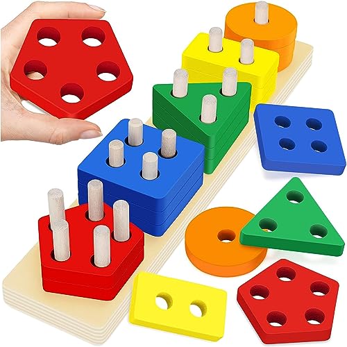 Wooden toy, peg puzzle