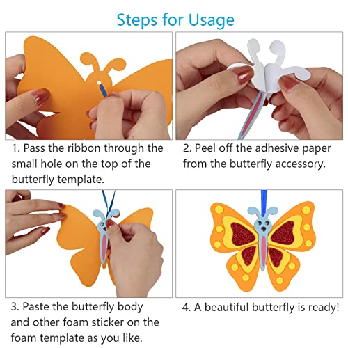 Sets butterfly craft set children creative arts and crafts creative set for crafting