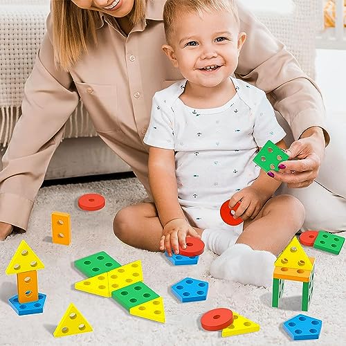 Wooden toy, peg puzzle