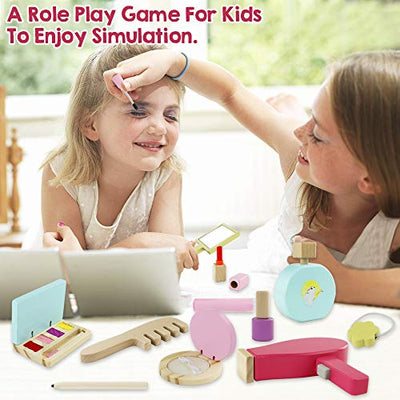 Children's Make-up Set, Make-up Items, Beauty, Wooden Toy,Princess Cosmetic Set