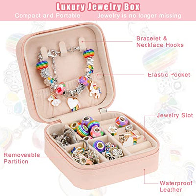 Gifts, jewelry crafts girls craft kit kids bracelets make charm bracelet kit DIY