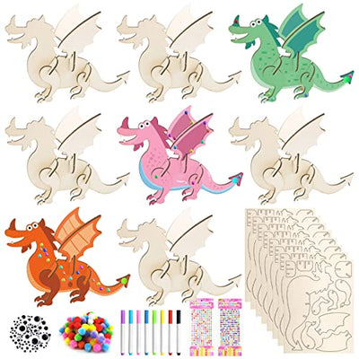 Wooden dinosaur craft set, dinosaur to paint