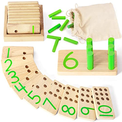 Toys wooden toys motor skills toys math toys number plug in game