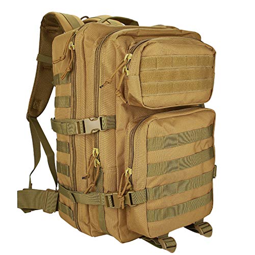 Military Tactical Backpack, Large Capacity 3 Days Army Assault Pack Bag Go Bag Backpack for Hiking Hunting, Trekking and Camping and Other Outdoor Activities