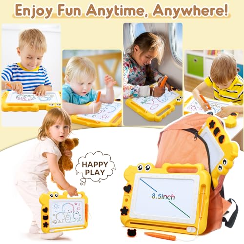 Colourful Magnetic Drawing Board Learning Toy from 2-7 Years, Magnetic Board Travel Size Children's Toy