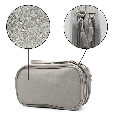 Cable Organizer Bag Waterproof Small Cable Bag Double Layer Fixed Plate Bag Electronic Bag Electrical Organizer Cable Bag Electronic Accessories