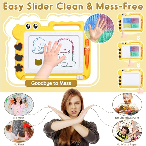 Colourful Magnetic Drawing Board Learning Toy from 2-7 Years, Magnetic Board Travel Size Children's Toy