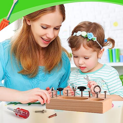 Educational toys for children - Screwdriver set - Educational toys for sensory development - Fine motor skills - Travel toys for toddlers