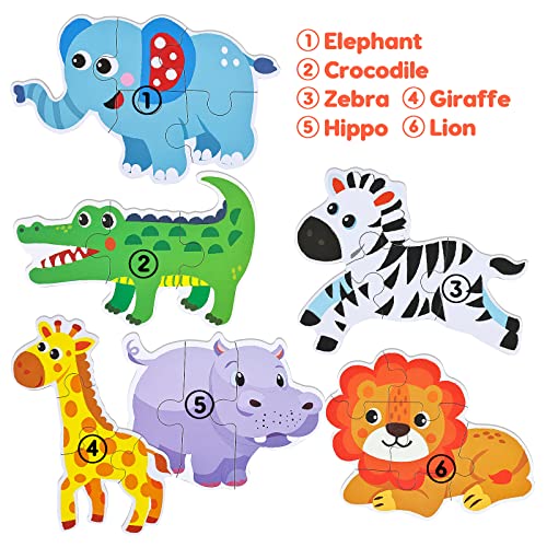 Kinderpuzzle 6 Bilds jigsaw puzzles children puzzle from 3 Suitable  kinderpuzzle