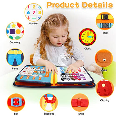 Busy board for toddlers 4-layers, activity board, toy baby boy, educational sensory toy, motor skills board, toddler learning