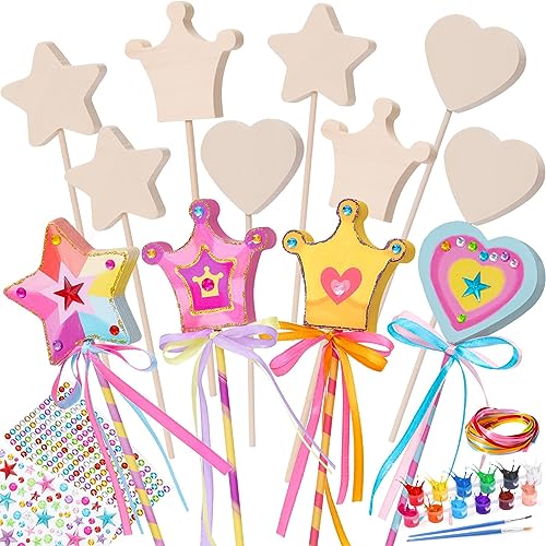 Prinzessin Zauberstab Bastelset Prinzessin Zubehör Mädchen Party Tasche Prinzessin Handwerk