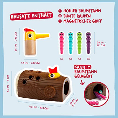 Bird feeding educational toy