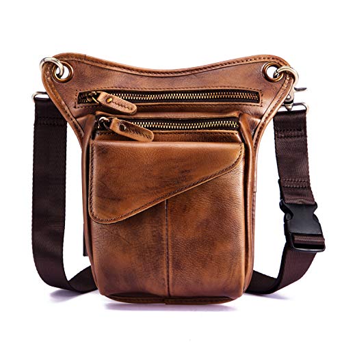 Genuine Leather Backpacks Leg Bag Hip Bag