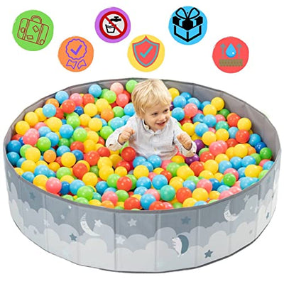 Ball bath. Playpen baby ball bath children. Ball bath round. Ball baths Without balls. Ball bath outdoor XL-120x30cm. Waterproof. (Balls Not Included)