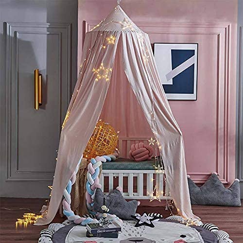 Baby Canopy Canopy Bed Canopy Children Babies Bed Cotton Hanging Mosquito for Bedroom Dressing Room Play Reading Time