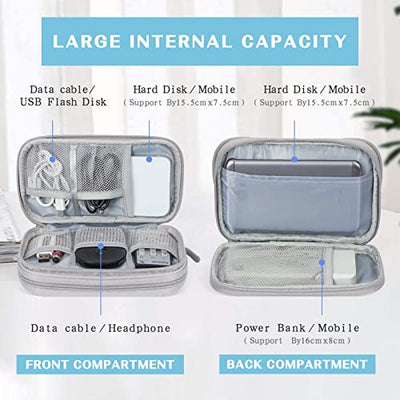 Cable bag, electronics bag organizer, cable organizer cable case electronics accessories organizer bag universal bag for accessories