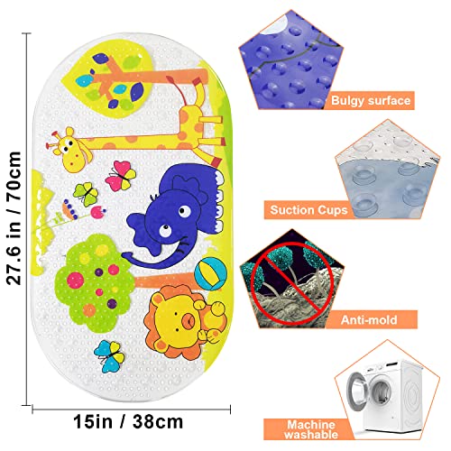 Bath mat children bath mat baby colorful anti-slip mat