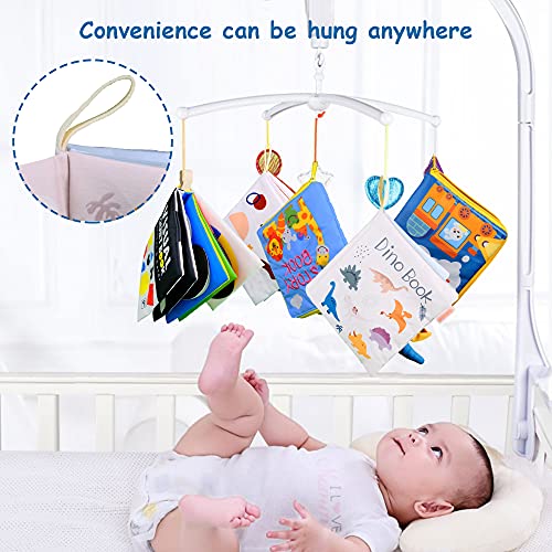 Baby toys, 2 pieces of interactive 3D books for baby, soft fabric books, busy books, toys